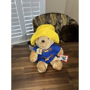 Paddington Bear 10" Plush Sears Blue Coat‎ Stuffed Animal W Tags